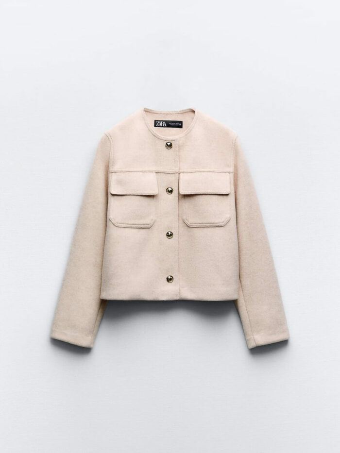 Zip Back Tube Denim Top